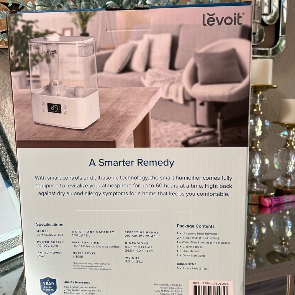 Smart Humidifier - White - Picture 4 of 4